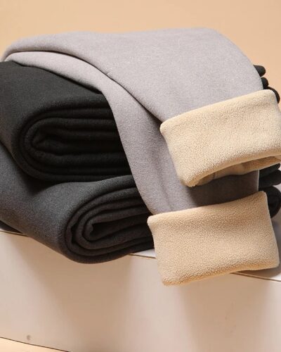 Men’s Winter Thermal Underwear Pants – Warm Wool-Blend Thickened Leggings (2-Piece Set)