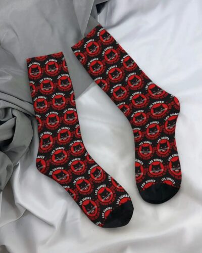 No Puedo Dejar El Rock Novelty Socks – Funny Heavy Rock Music Graphic Crew Socks