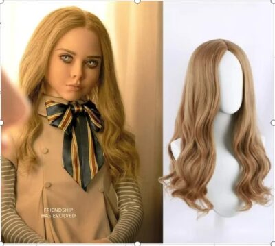 M3GAN Movie Cosplay Costume Kids AI Doll Dress Halloween Party Outfit