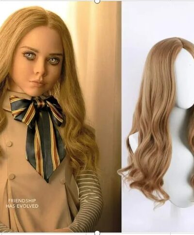 M3GAN Movie Cosplay Costume Kids AI Doll Dress Halloween Party Outfit