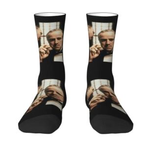 The Godfather Crew Socks – Funny Gangster Movie Novelty Socks for Men & Women