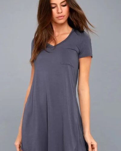 Women’s V-Neck Bodycon Mini Dress – Short Sleeve Party & Clubwear