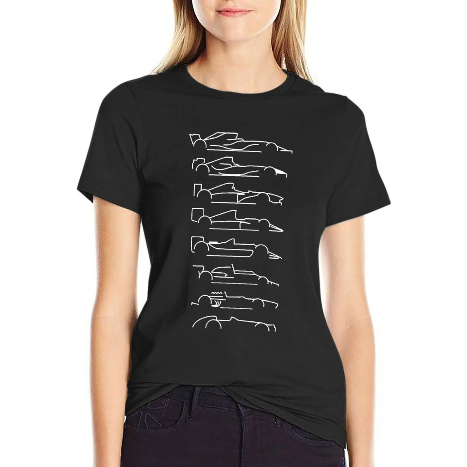 the evolution of F1 T-Shirt hippie clothes lady clothes animal prinfor animal print t-shirts for Women graphic tees funny