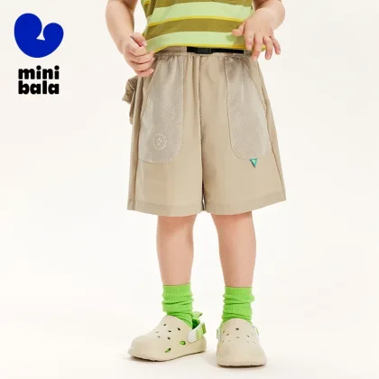 Mini Bala Shorts Boys Baby Children Pants Moisture Absorbent Quick Dry Cool Feeling Outdoor Shorts
