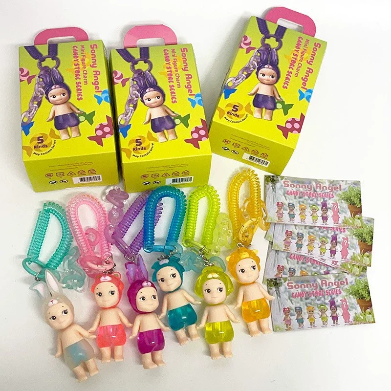 Candy House Angel Keychain Blind Box Doll Bag Pendant Handmade Creative Cartoon Toy Birthday Valentine'S Day Gift Mystery Boxes