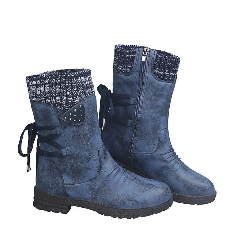 VIP Winter Snow Boots Womens Plus Velvet Warm Ankle Boots High Top Comfortable Thick Bottom Hiking Shoes