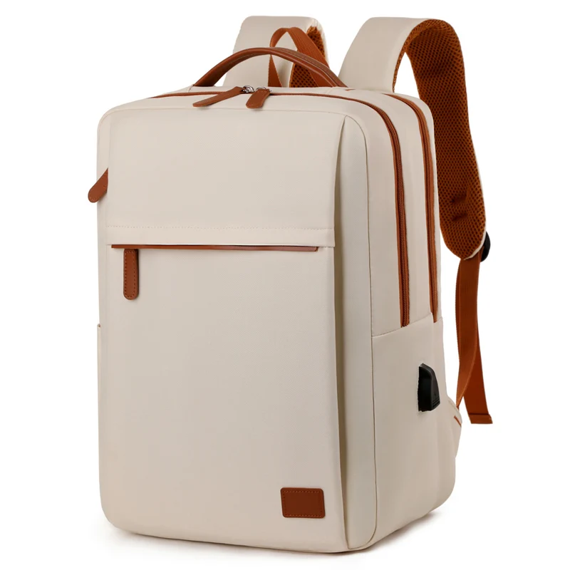 Large Capacity USB Charging Waterproof Backpack Unisex Business Laptop Backpack Stylish Lightweight Travel Bag Trolley Sleeve Sc - Image 5
