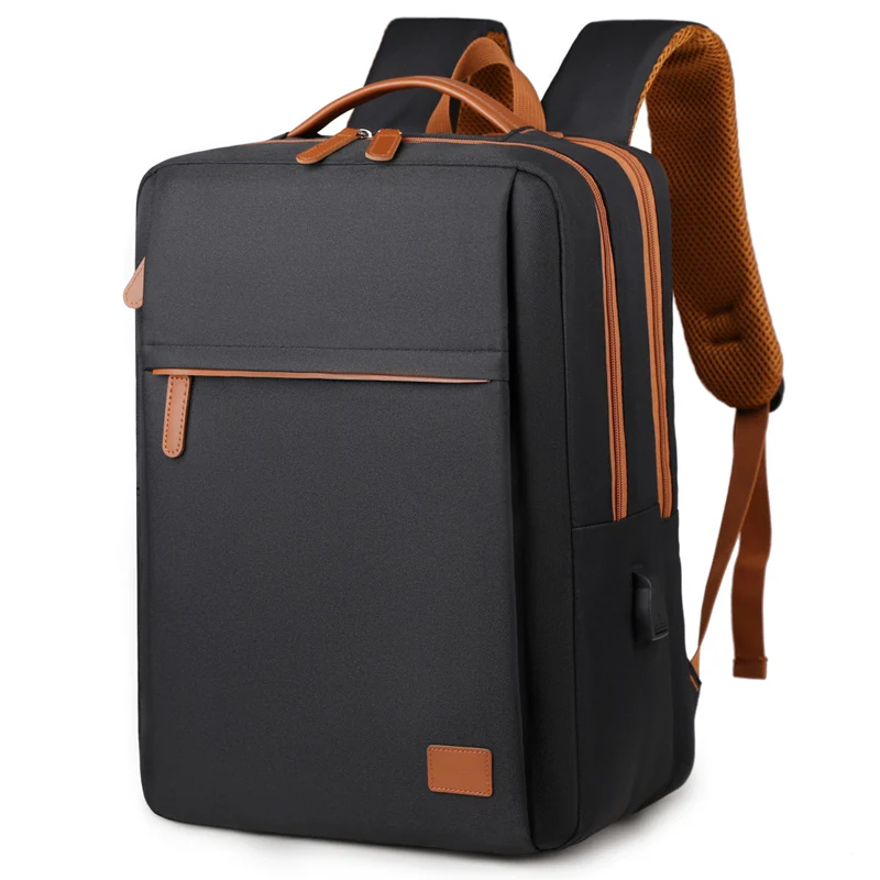 Large Capacity USB Charging Waterproof Backpack Unisex Business Laptop Backpack Stylish Lightweight Travel Bag Trolley Sleeve Sc - Image 6