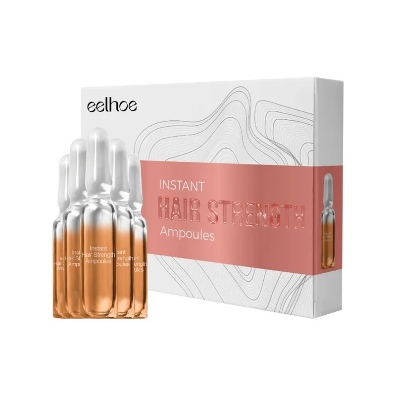 Eelhoe 2mlx7 Instant Hair Reborn Ampoules Anti Hair Loss Nourish Scalp Smooth Repair Regrowth Thicken Hair Strength Ampoules - Image 5