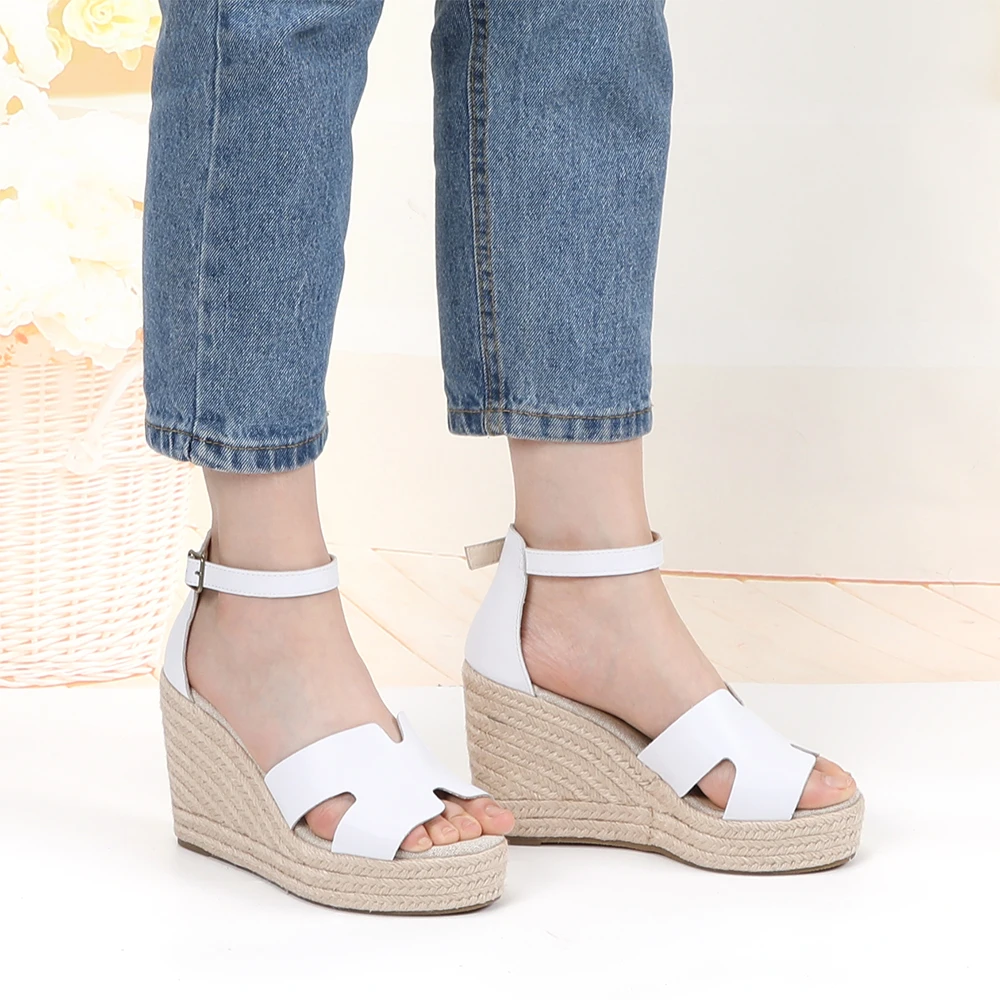 Sapatos Mulher Sapato Feminino Tienda Soludos Platform Wedges Sandals Shoes Heel For Dresses Heels Summer Sale Slip On Wedge - Image 2