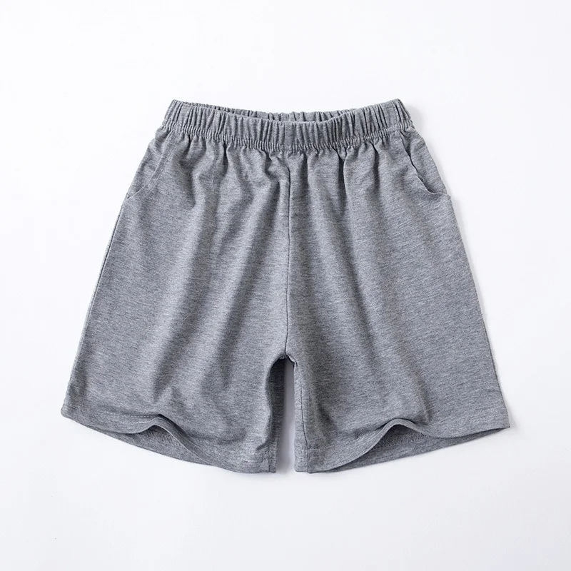 Big Kids Shorts Wholesale 3-12T Children Boys Casual Short Pajamas Classic Three-Colors Black White Gray School Girls Sweatpants - Image 4