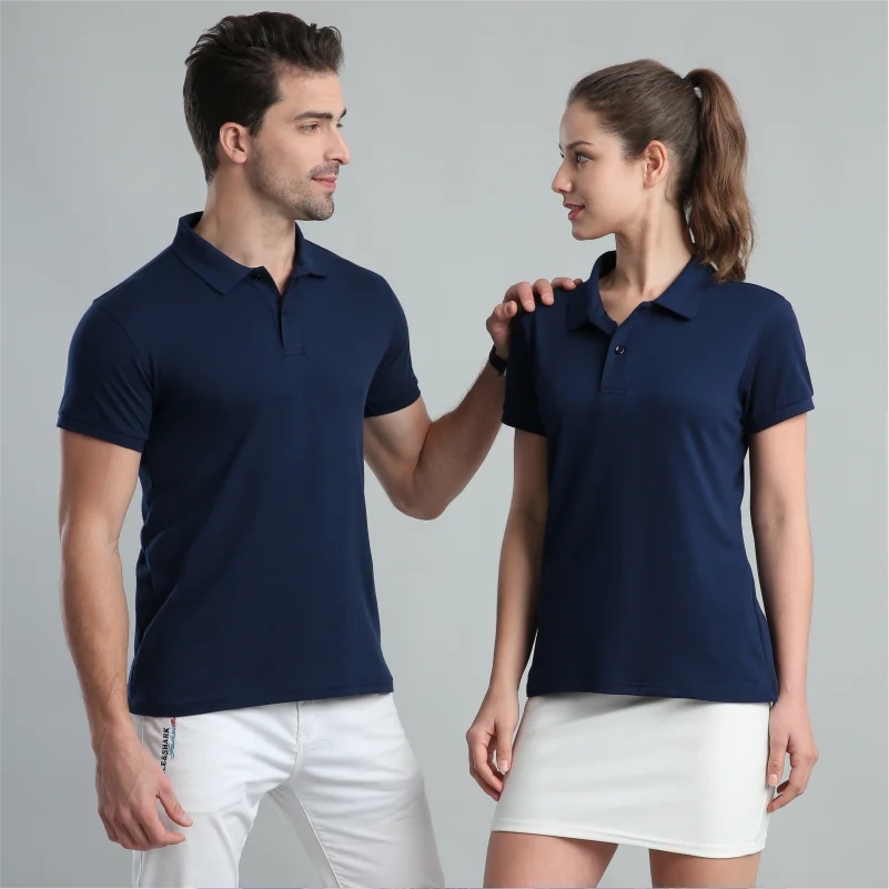 Customized Logo Breathable Polo Shirt Casual Company Group Clothing Lapel Short Sleeve Work Clothes Print Embroidery Tops - Image 5