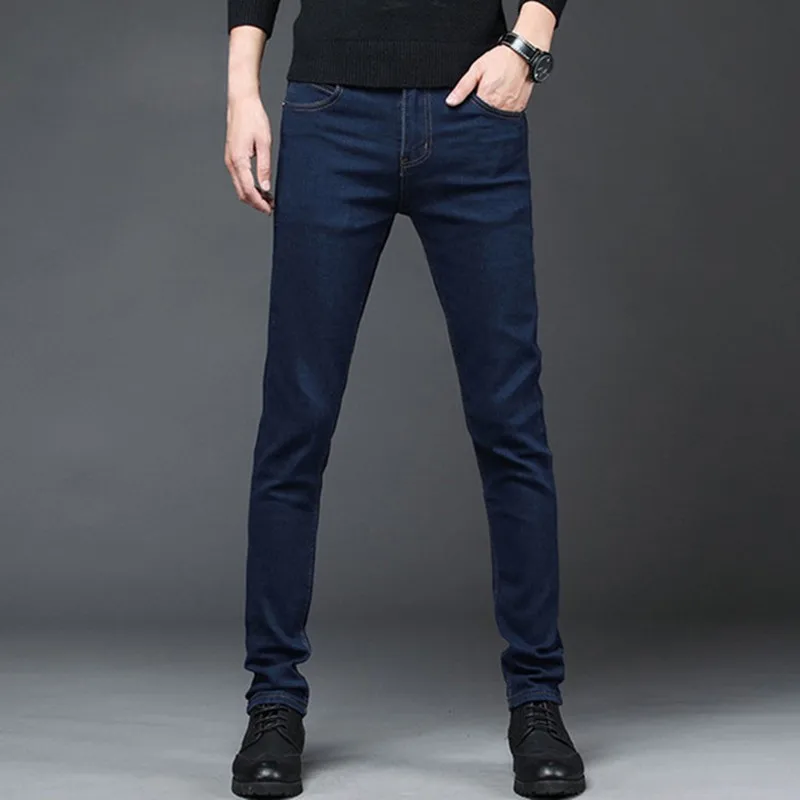 2024 autumn Slim Fit men Jeans Black Classic Fashion Denim Skinny Jeans Male spring men's casual High Quality Trousers - Image 5