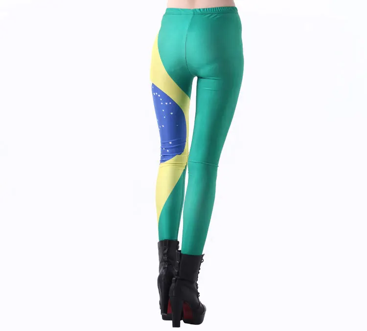 Brazil Flag Women Legging Womens Leggings Jeggings Women Pants Sexy Legging Pant Sexy Printed Leggings 070717 - Image 6