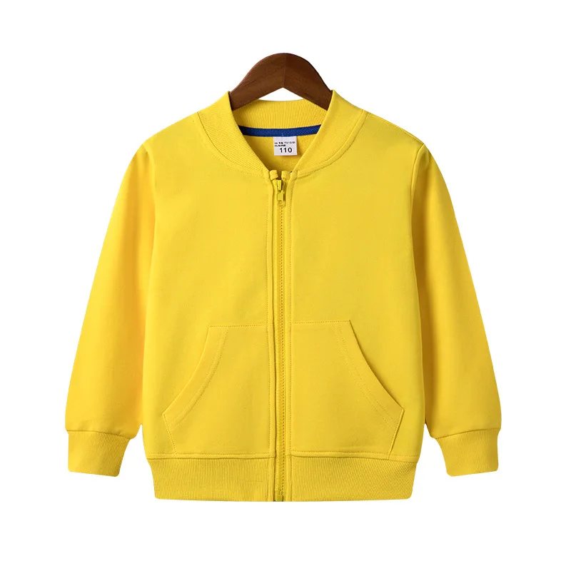 Kids Zipper Hoodies 2-12Years Old Young Children' Sweatshirt Boys & Girls Clothing Outdoor Sportswear Cotton Coat Jacket Selling - Image 5