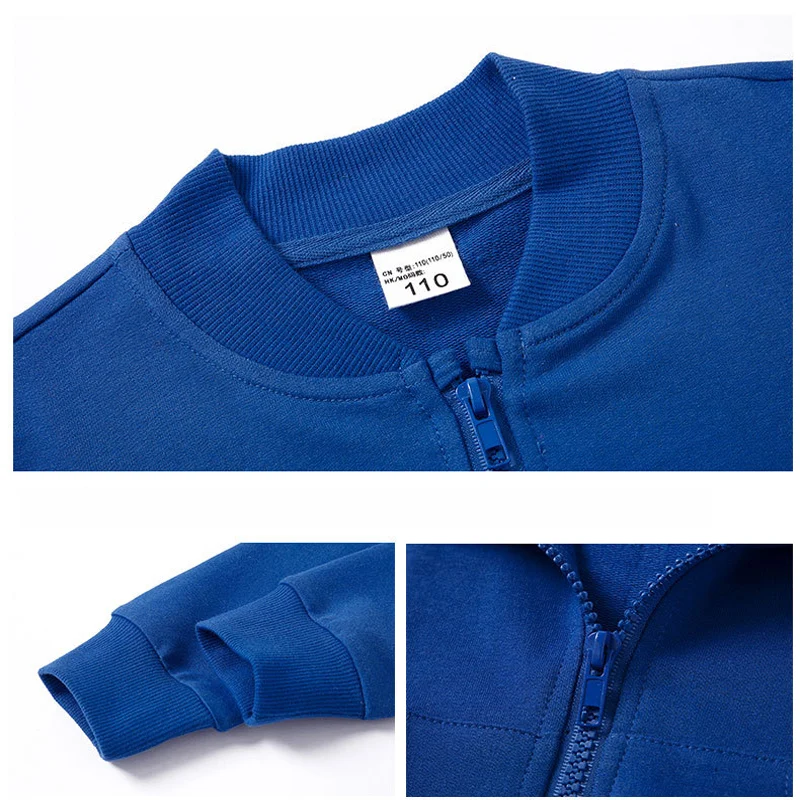 Kids Zipper Hoodies 2-12Years Old Young Children' Sweatshirt Boys & Girls Clothing Outdoor Sportswear Cotton Coat Jacket Selling - Image 4