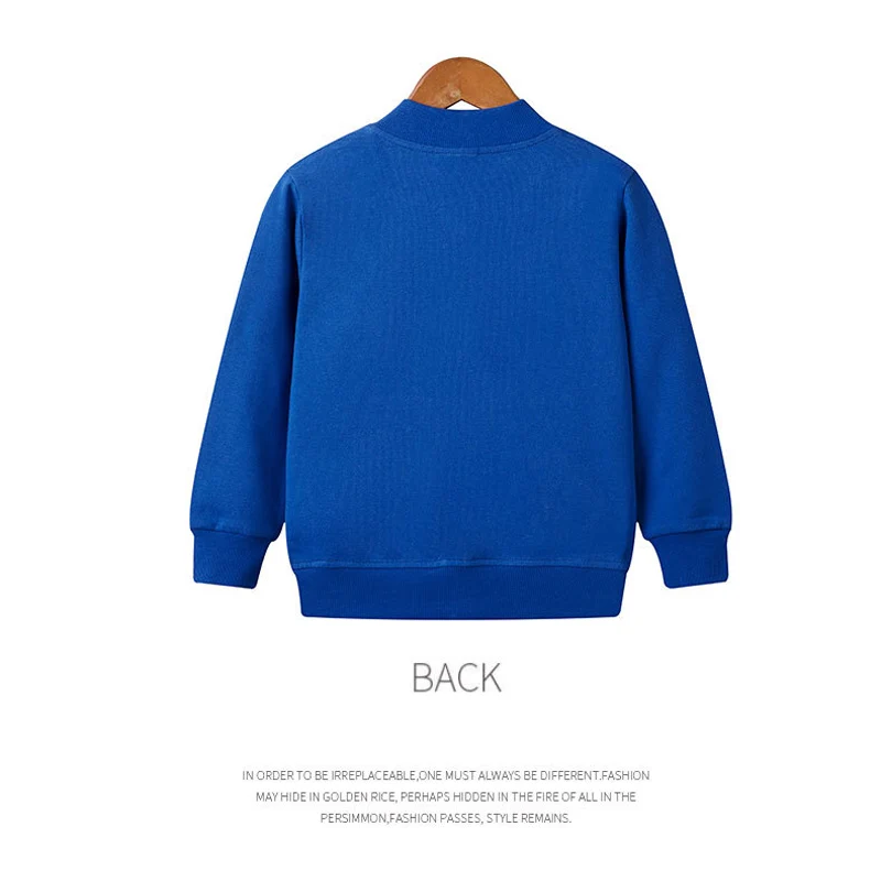 Kids Zipper Hoodies 2-12Years Old Young Children' Sweatshirt Boys & Girls Clothing Outdoor Sportswear Cotton Coat Jacket Selling - Image 3