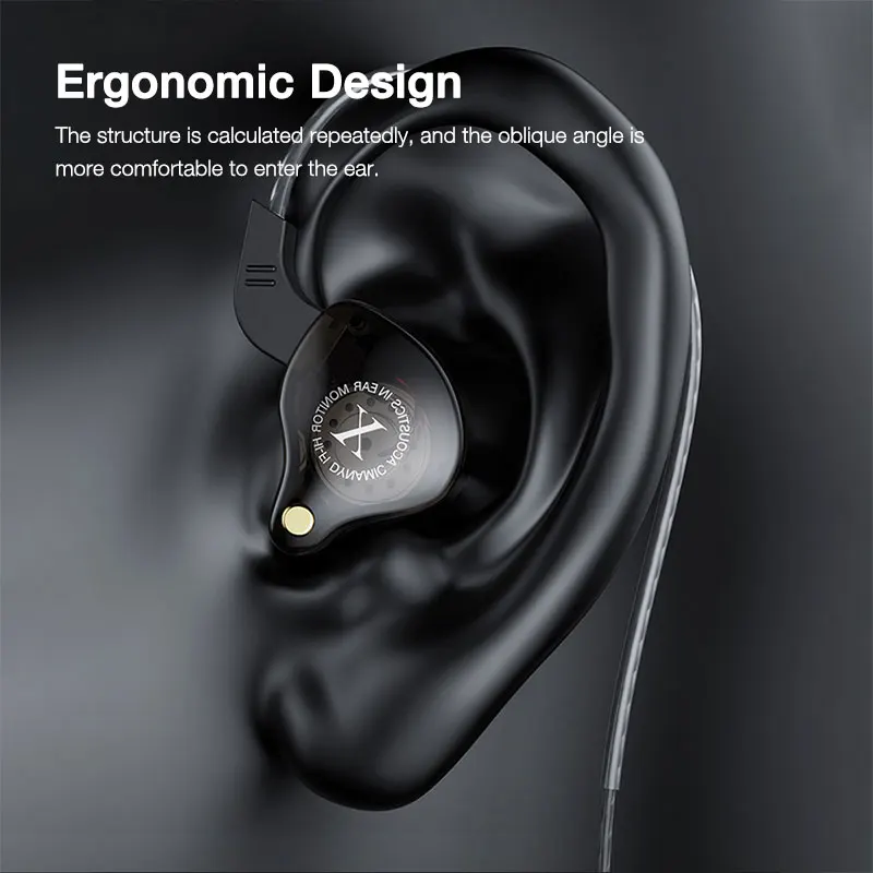 EARDECO 3.5mm Wired Headphones with Microphone Bass Phone Wired Earphone Stereo Inear Headphone Headset Earbuds Noise Cancelling - Image 5
