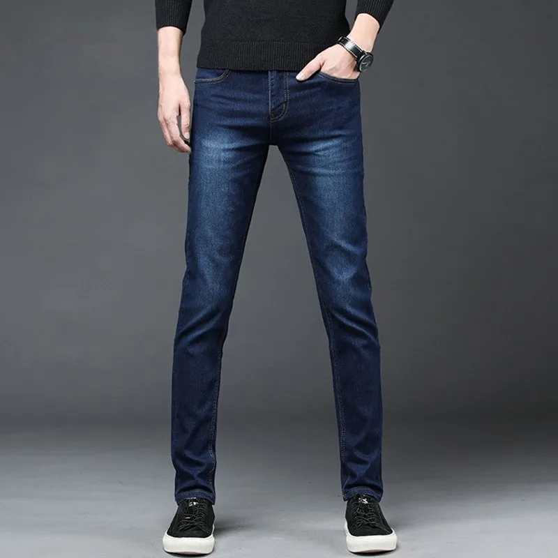 2024 autumn Slim Fit men Jeans Black Classic Fashion Denim Skinny Jeans Male spring men's casual High Quality Trousers - Image 6
