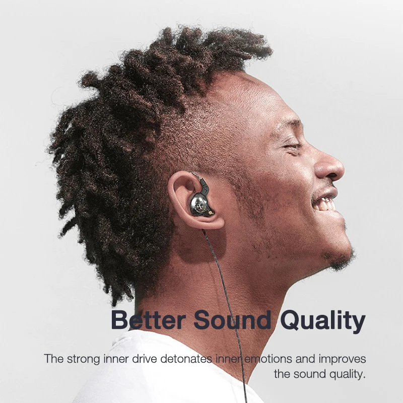 EARDECO 3.5mm Wired Headphones with Microphone Bass Phone Wired Earphone Stereo Inear Headphone Headset Earbuds Noise Cancelling - Image 6