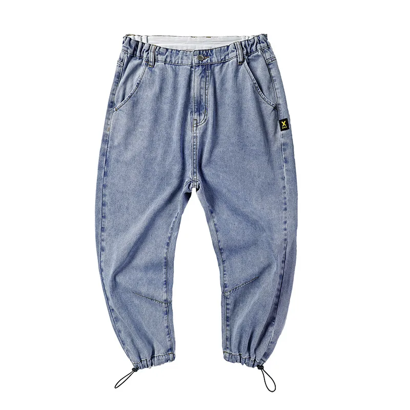 Jogger Denim Pants Summer Autumn Ankle Length Jeans Men Fashion 2020 Oversized PLus Size 42 44 46 48 Harem Hip Hop Man Trousers - Image 5