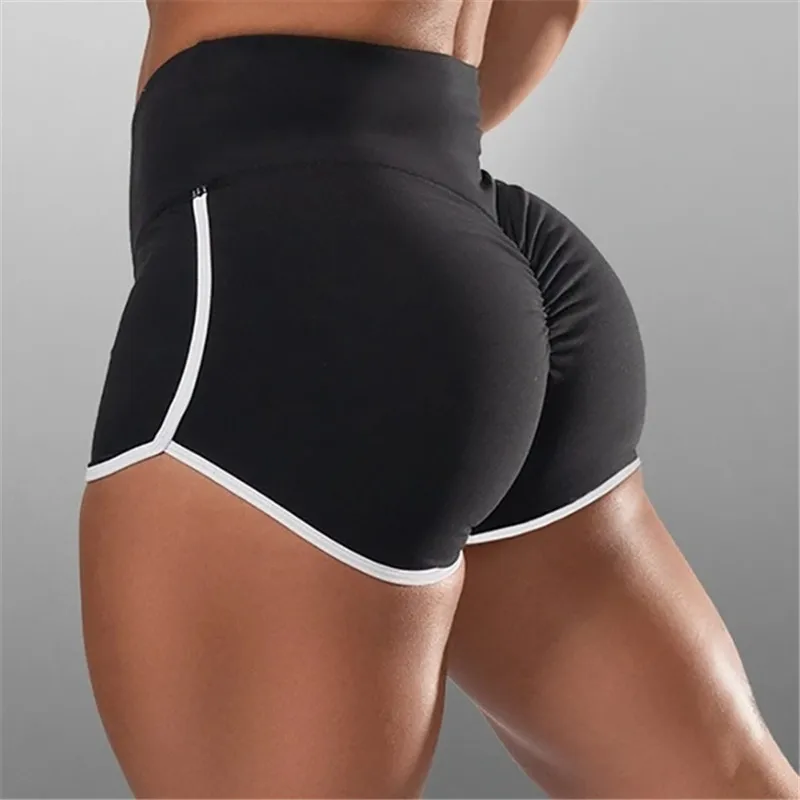 New Summer Sport Shorts Women High Waist Elasticated Seamless Fitness Leggings Push Up Gym Training Gym Tights Pocket Short - Image 3