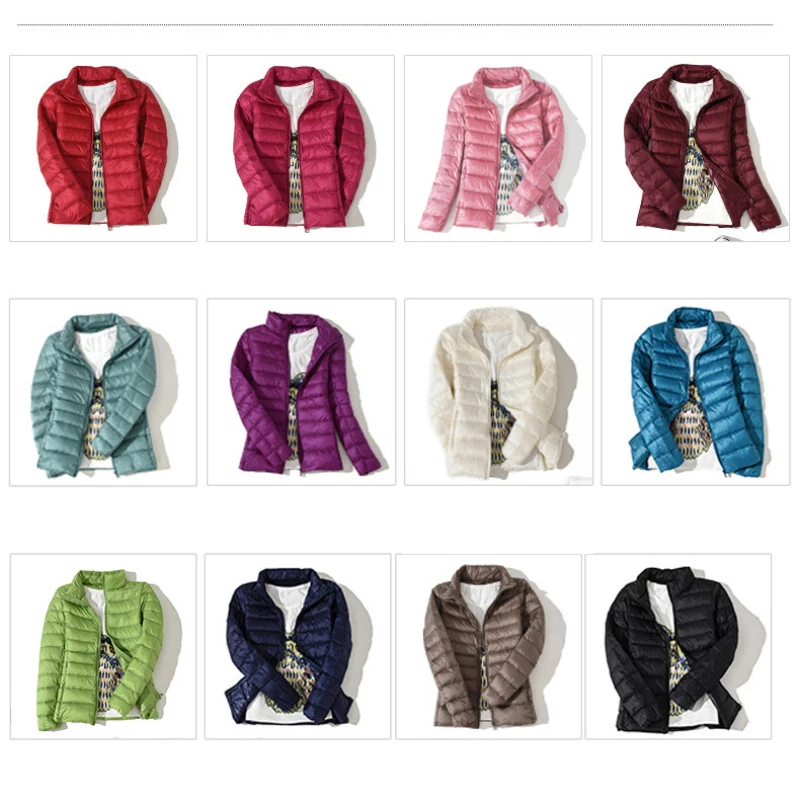 New Women Thin Down Jacket White Duck Down Ultralight Jackets Autumn and Winter Warm Coats Female Portable Outwear 2023 - Image 6