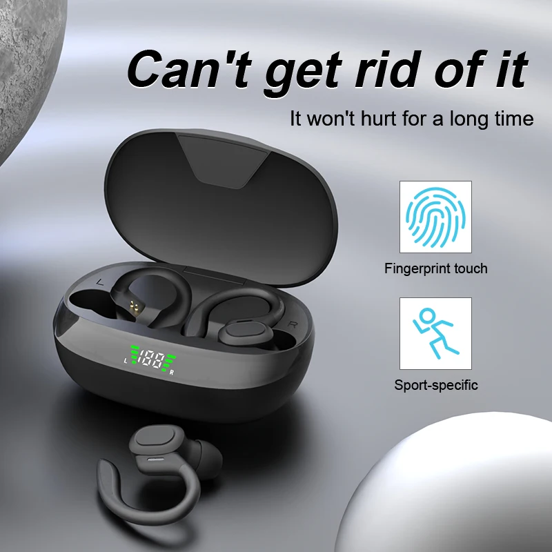 SHUKE Bluetooth Earbuds Wireless Earphones Sport EarHook Headset 9D Hifi Stereo Sound Waterproof Headphones In Ear With Micphone - Image 3