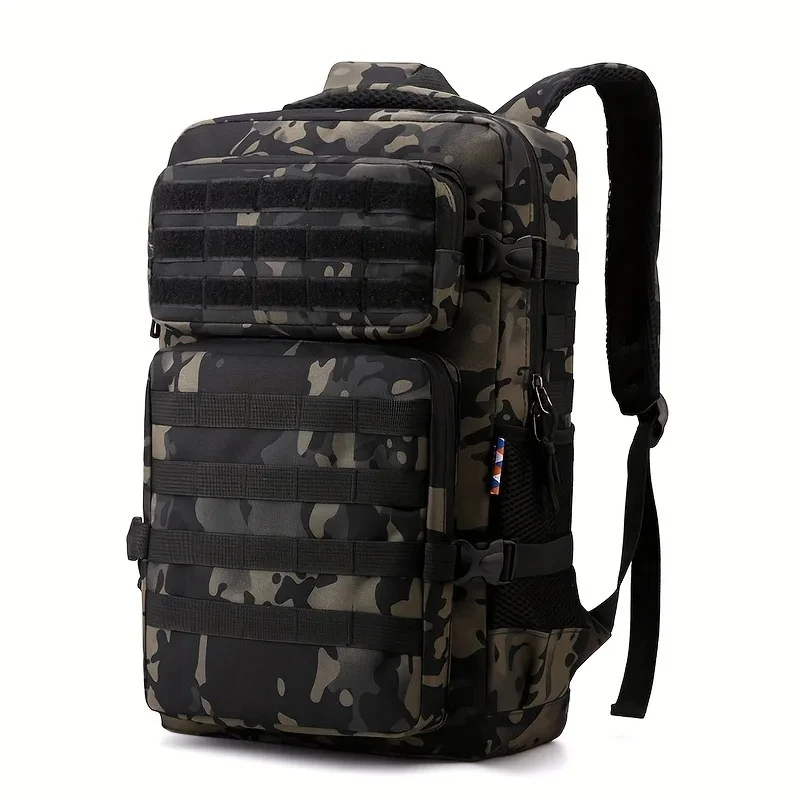 Tactical Backpacks Men's Camouflage Backpack, Hiking And Camping Backpack, LargeCapacity Multi-layer Outdoor Sports Backpack - Image 2