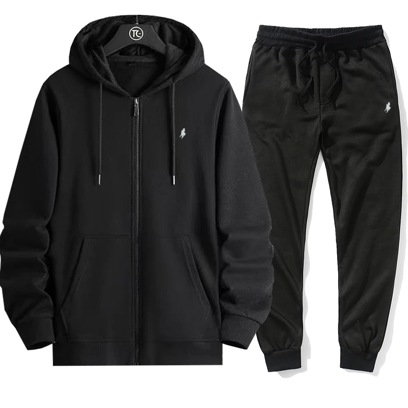 men's set hooded sweatshirt+pants autumn sports set casual sports shirt sports set men's casual sports jacket jogging set - Image 3