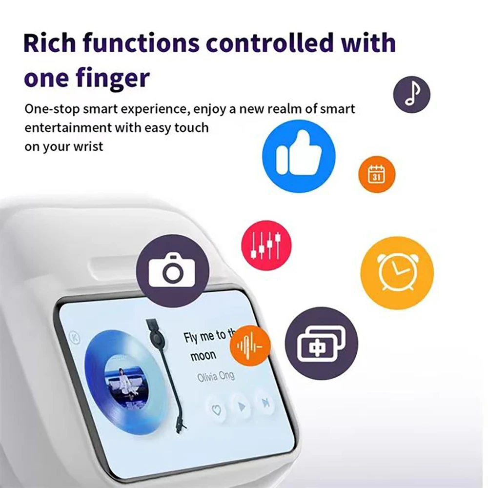 Wireless Bluetooth Sports Headset ANC Active Noise Cancelling Smart Headset LED Screen With Microphone Earbuds For Android/IOS - Image 6