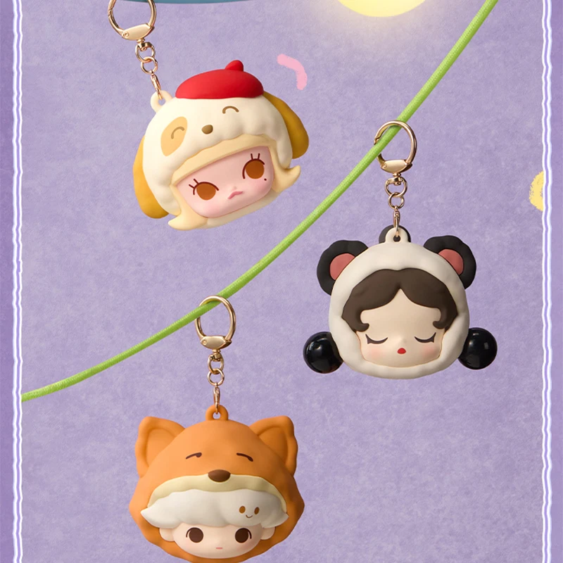 Surprise Mystery Fashion Accessories Gift Portable Cute Collectible Adorable Kawaii Pajama Party Series Earphone Bag Blind Box - Image 3