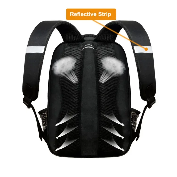 Colorful Tiger Print Backpacks Howling Wolf Under The Moonlight Rucksack Women Men Outdoor Daypack Teenager School Bags Gift - Image 6