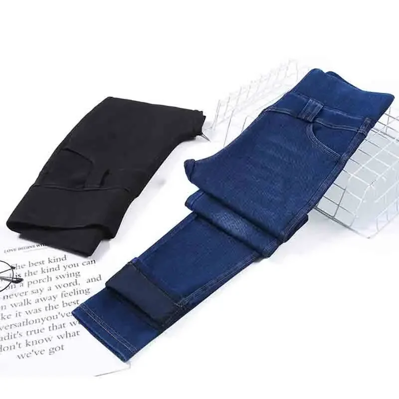 Super High Waist Stretch Pencil Jeans Women Big Size 26-38 Casual Skinny Vaqueros Wash Slim Denim Pants Spring Cowboy Spodnie - Image 6
