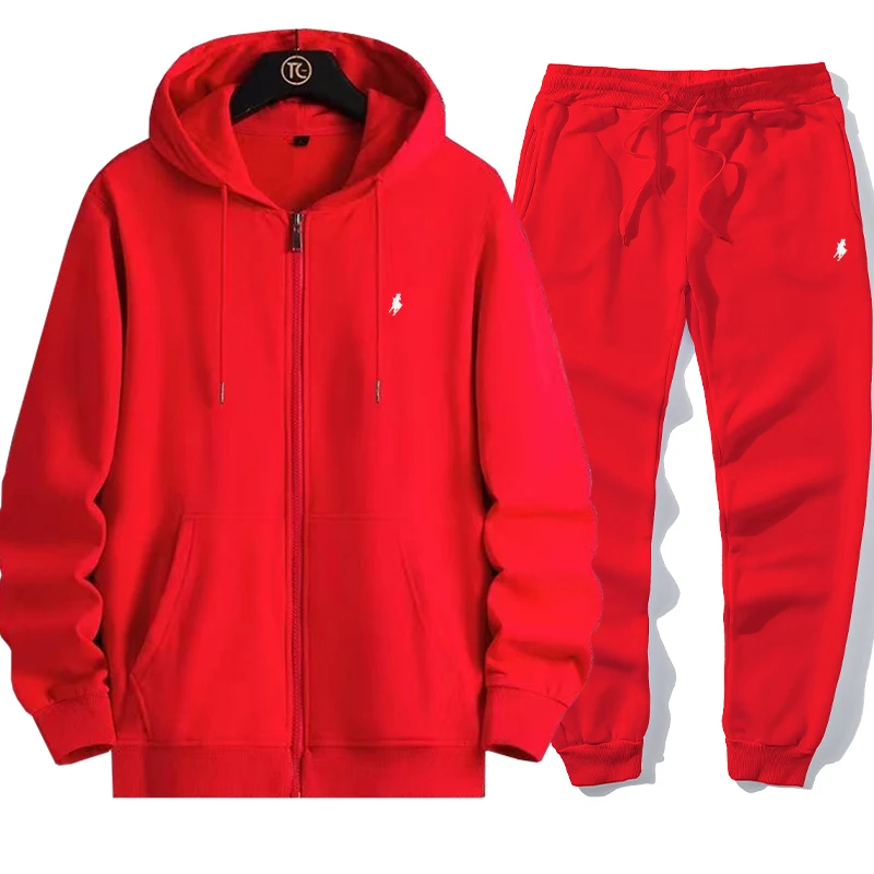 men's set hooded sweatshirt+pants autumn sports set casual sports shirt sports set men's casual sports jacket jogging set - Image 5