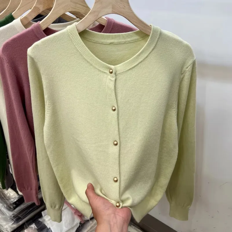 Autumn Winter Long Sleeve Sweaters Women Cardigans O-Neck Knitted Women Sweater Women Tops Knitwear Clothing Fashion JJ01 - Image 6
