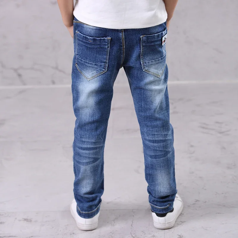 IENENS Kids Boys Jeans Fashion Clothes Classic Pants Denim Clothing Children Baby Boy Casual Bowboy Long Trousers 5-13Y - Image 2