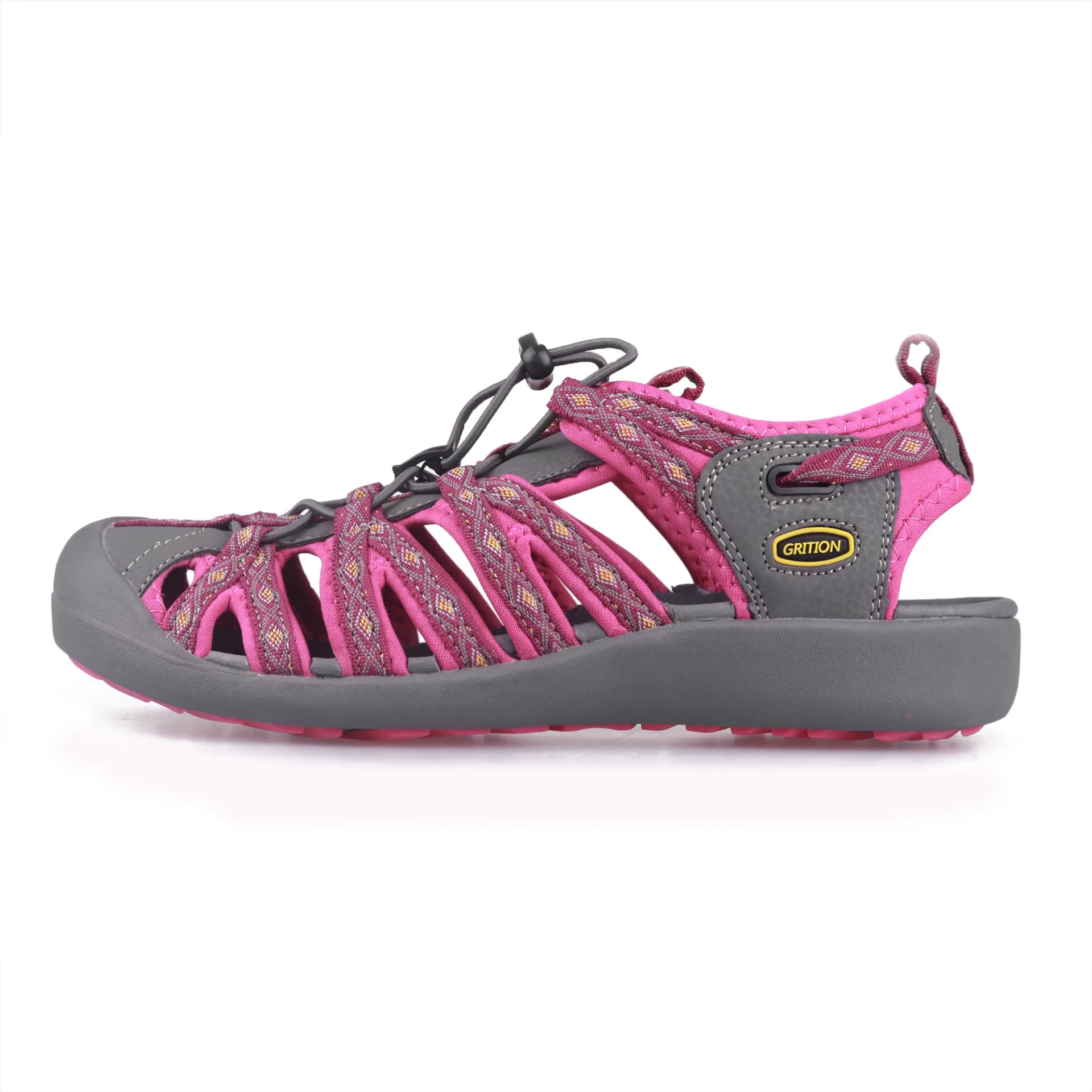 GRITION Women Sandals Beach Summer Breathable Toecap Sport Outdoor Shoes Lightweight Rubber Female Casual Comfort Hiking 2021 - Image 2