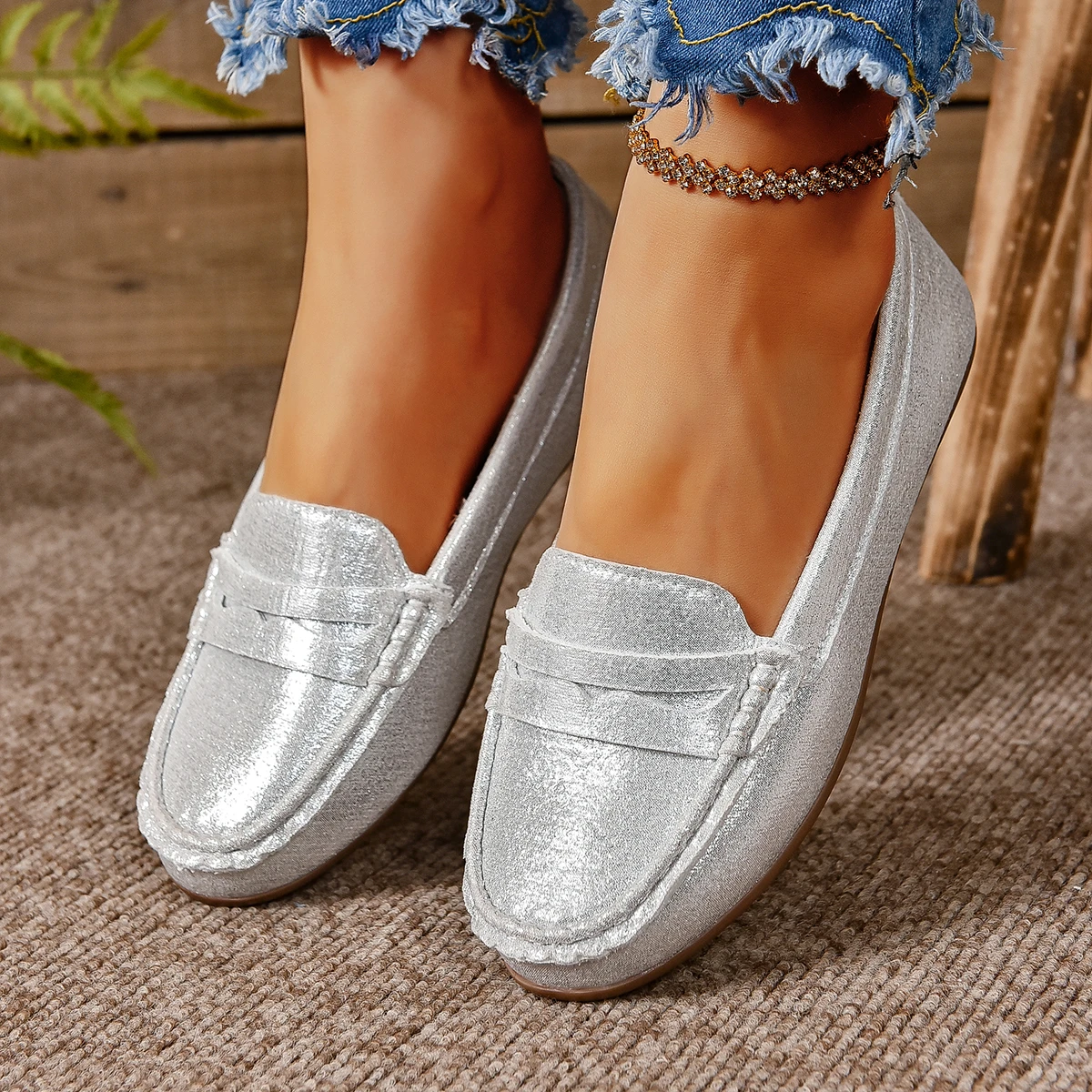 New Flats Shallow Loafers Women Walking Casual Shoes Designer Summer Comfort Soft Sole Shoes Brand Office Zapatillas De Mujer - Image 5