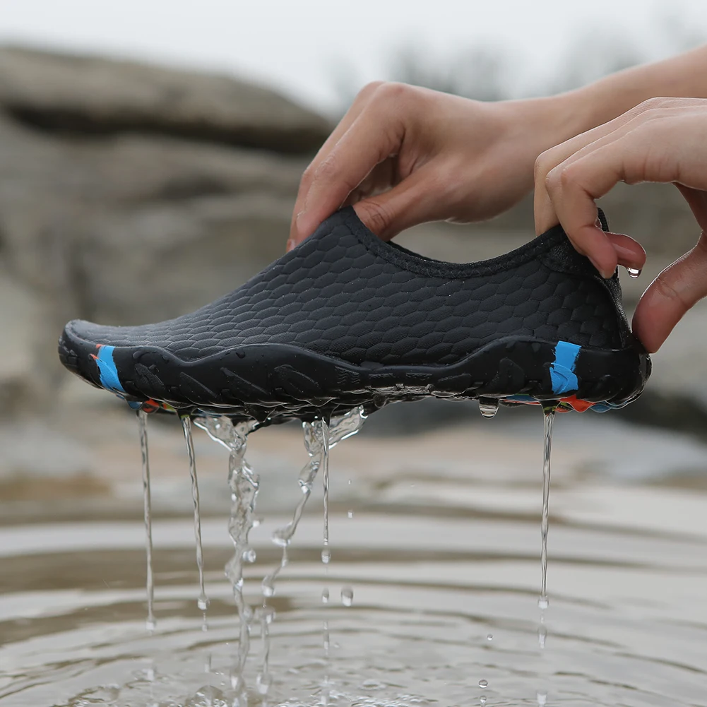 Water Shoes Non Slip Surfing Diving Shoes with Drainage Holes Swimming Shoes Breathable Trekking Hiking Shoes for Outdoor Sports - Image 4