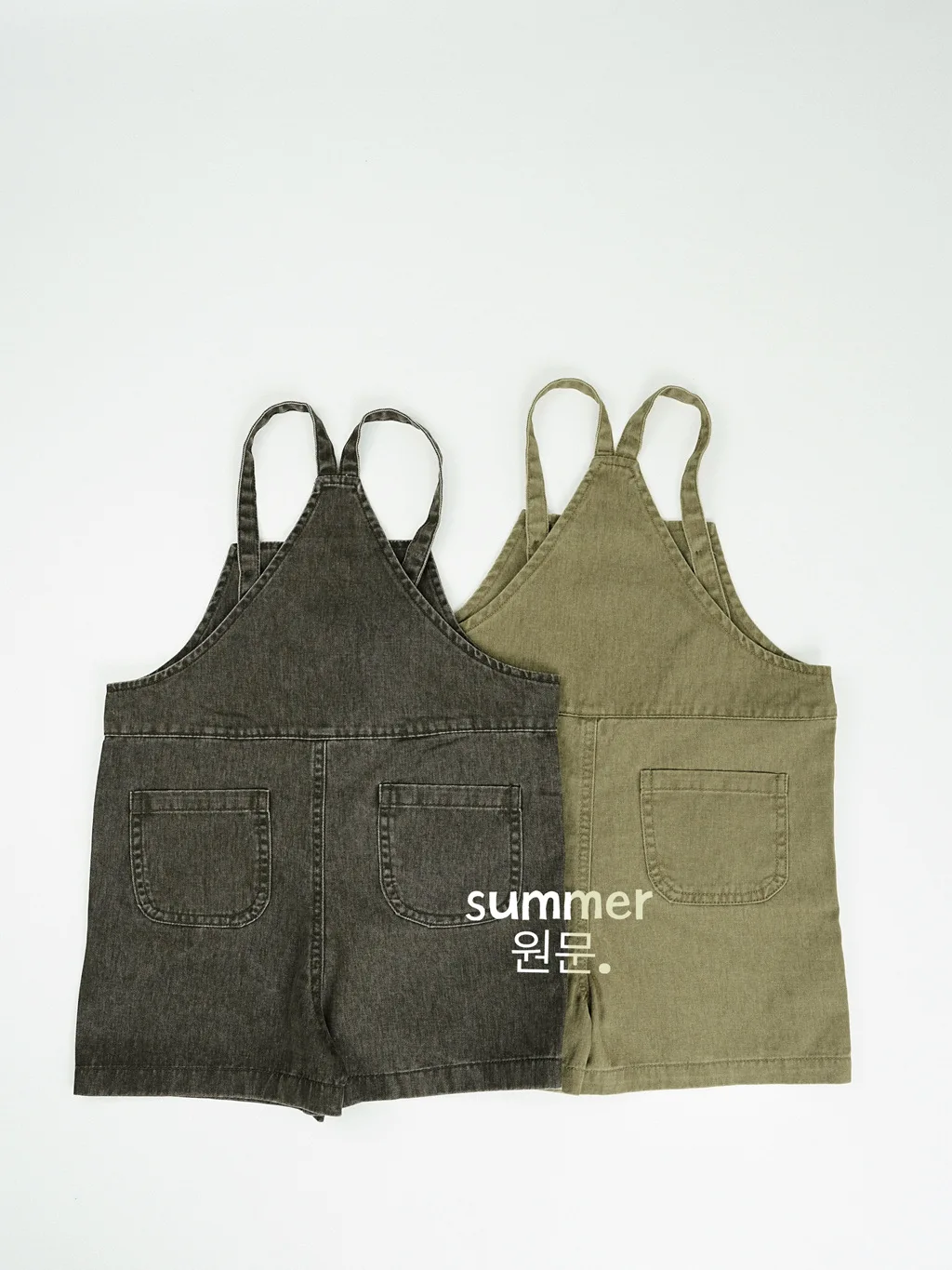 2025 Summer New Cute Bear Embroidery Girls Jeans Overalls Loose Children Sling Pants Kids Boys Denim Strap Shorts Baby Clothes - Image 2