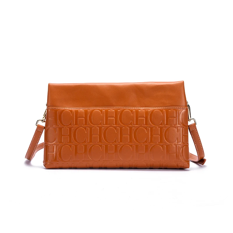 CH High Fashion Ladies Shoulder Bag Daily Commuter Versatile Small Square Women's Crossbody Bag Pure Colour Letter Print Design - Image 4