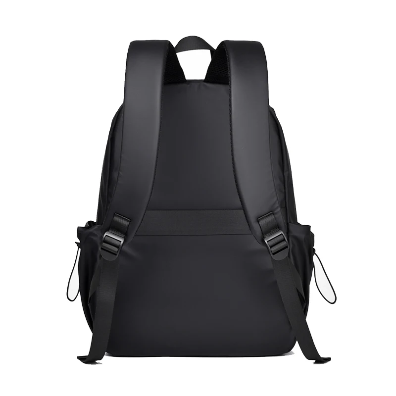 Toposhine String Side Pockets Men's Backpack Black Nylon Waterproof Outdoor Teens Sports Bag Business Travel Package Casual Bags - Image 5