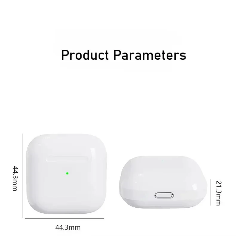 Wireless Earphones Bluetooth Headphones Noise Cancell Stereo Music Earbuds Touch Control Earbud With Microphone Pro 4 lanyard - Image 4