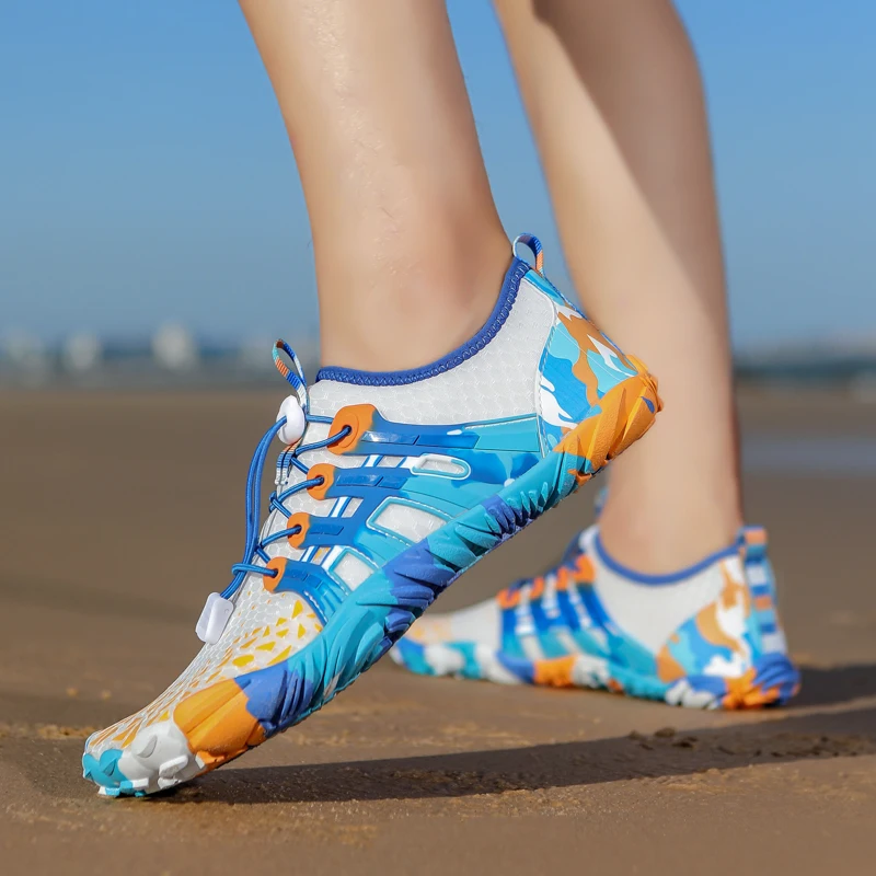 Qiuck Drying Aqua Shoes Men Women's Water Shoes Barefoot Five-Fingers Wading Sneakers Beach Swimming Footwear 2023 New Arrival - Image 4