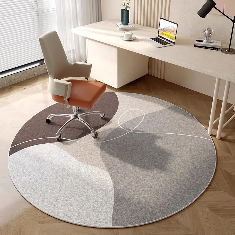 VIKAMA Round Carpet, Living Room, Bedroom, Computer Chair, Office, Study, Swivel Chair Rug, Gaming Chair Mat, Home Decoration - Image 2