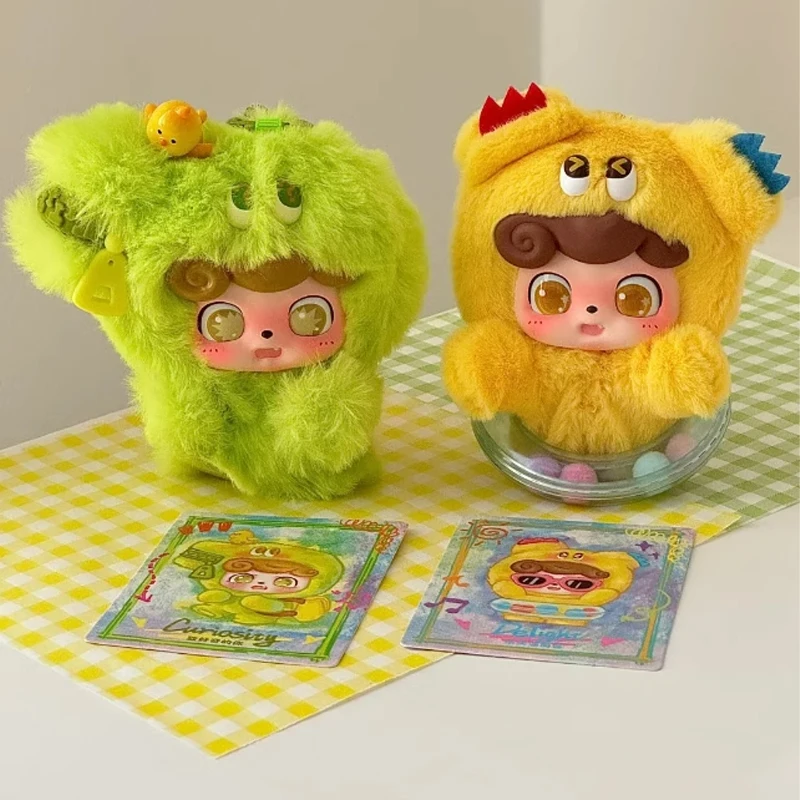 Q.Kid Mystery Boxes Emotional Furry Monster Plush Pendant Figurine Trendy Toy Collection Model Dolls Girl Bedroom Ornament Gift - Image 4