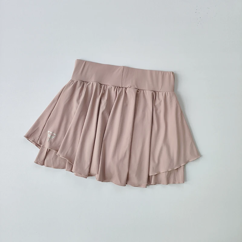 Sports skirt fake two-piece running skirt womensummer quick drying hip covering light proof breathable tennis Yoga skirt pants - Image 2