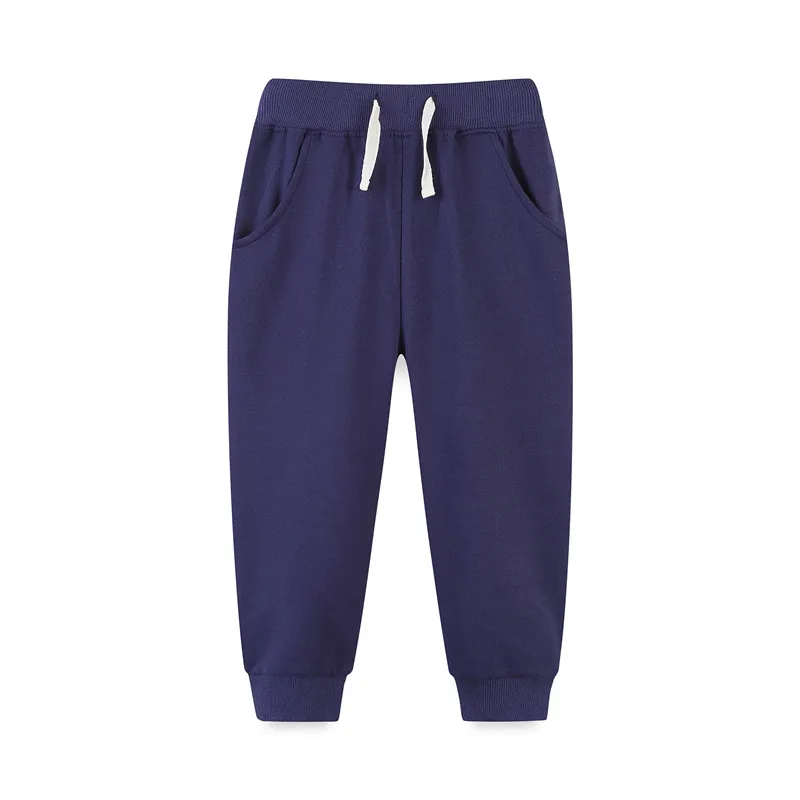 Jumping Meters 2-7T Fashion Solid Boys Girls Trouser Hot Selling Boys Girl Summer Toddler Clothes Drawstring Kids Sweatpants - Image 4