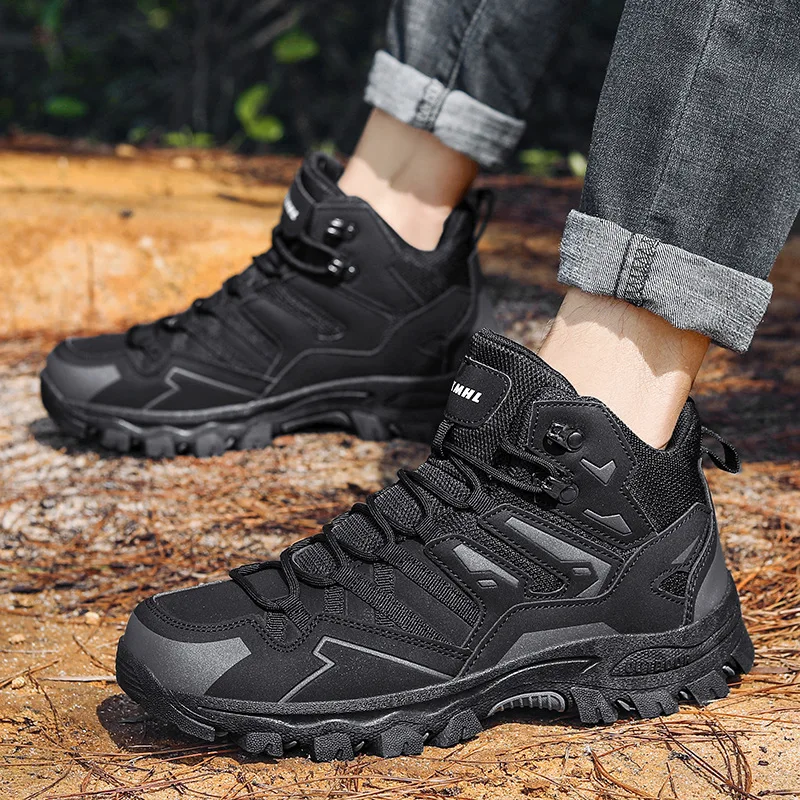 New Women Men Hiking Shoes Outdoor Trekking Sports Climbing Camping Boots Non-slip Waterproof Walking Jogging Trainers Sneakers - Image 4